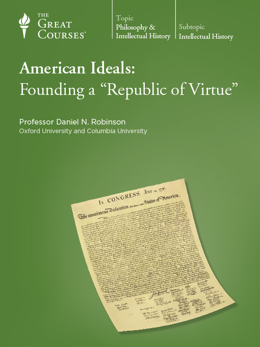 Title details for American Ideals by Daniel N. Robinson - Available